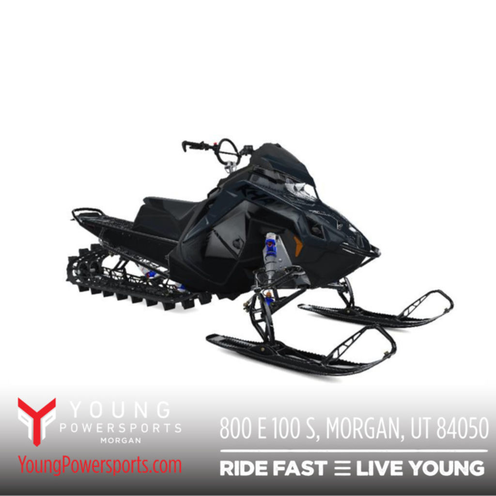 2026 Polaris® Patriot Boost RMK Khaos 155 Gloss Black / Blue Dusk