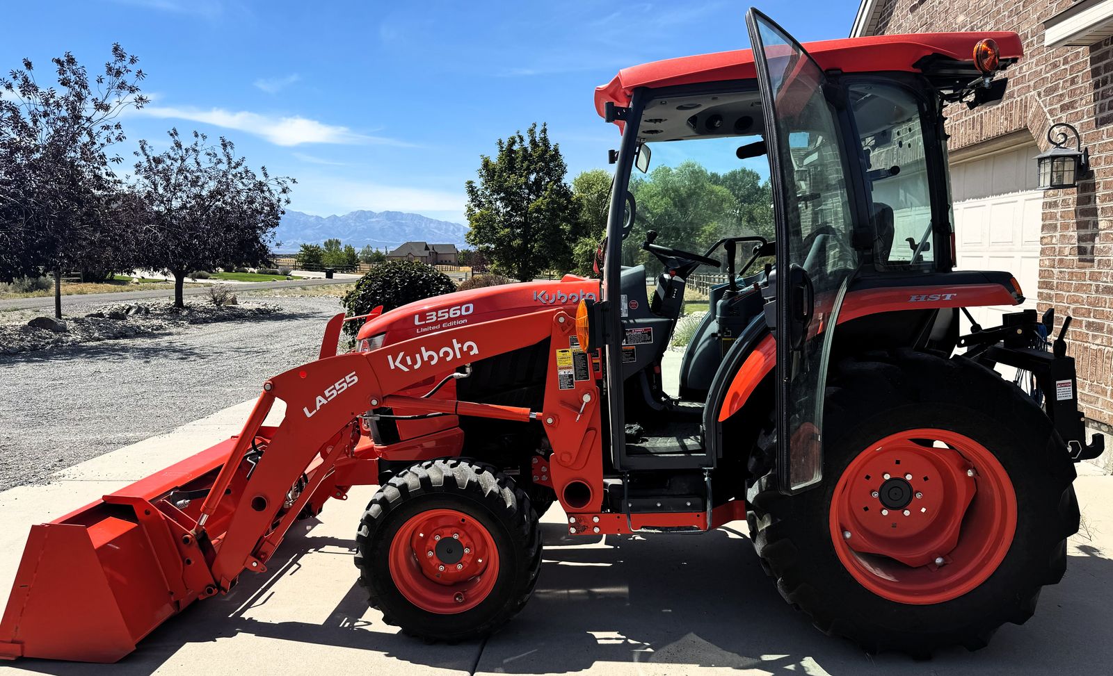 Kubota L3560 Limited Edition Tractor with LA555 Loader & Attachments