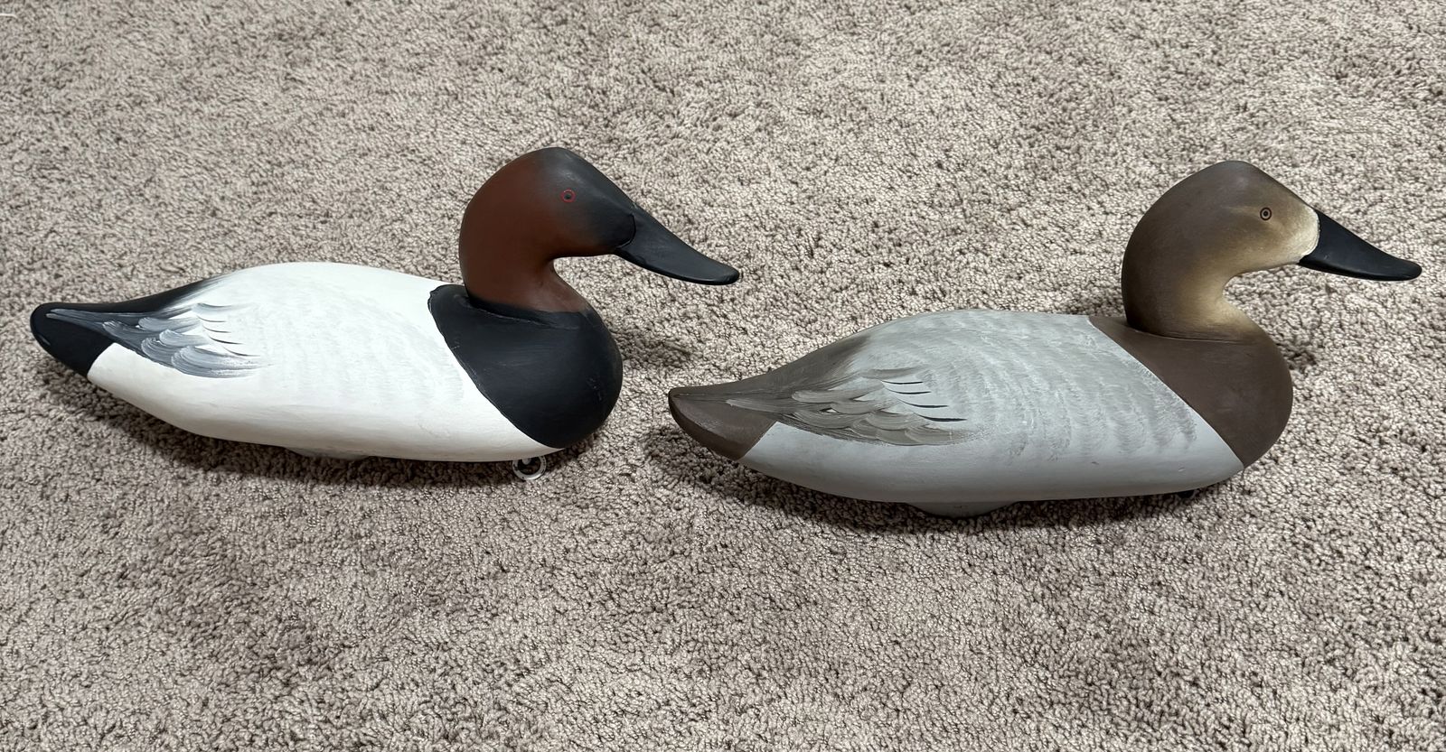 Canvasback decoys, Charlie Joiner