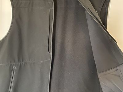 5.11 Tactical Series Men's Black Sleeveless Softshell Vest Jacket 2XL RN#109614