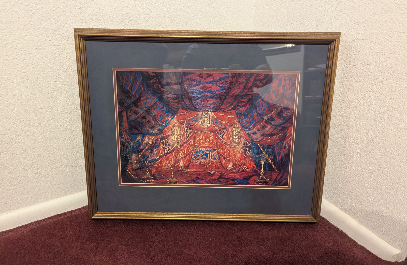 nicola benois lithograph - 20" x 25"