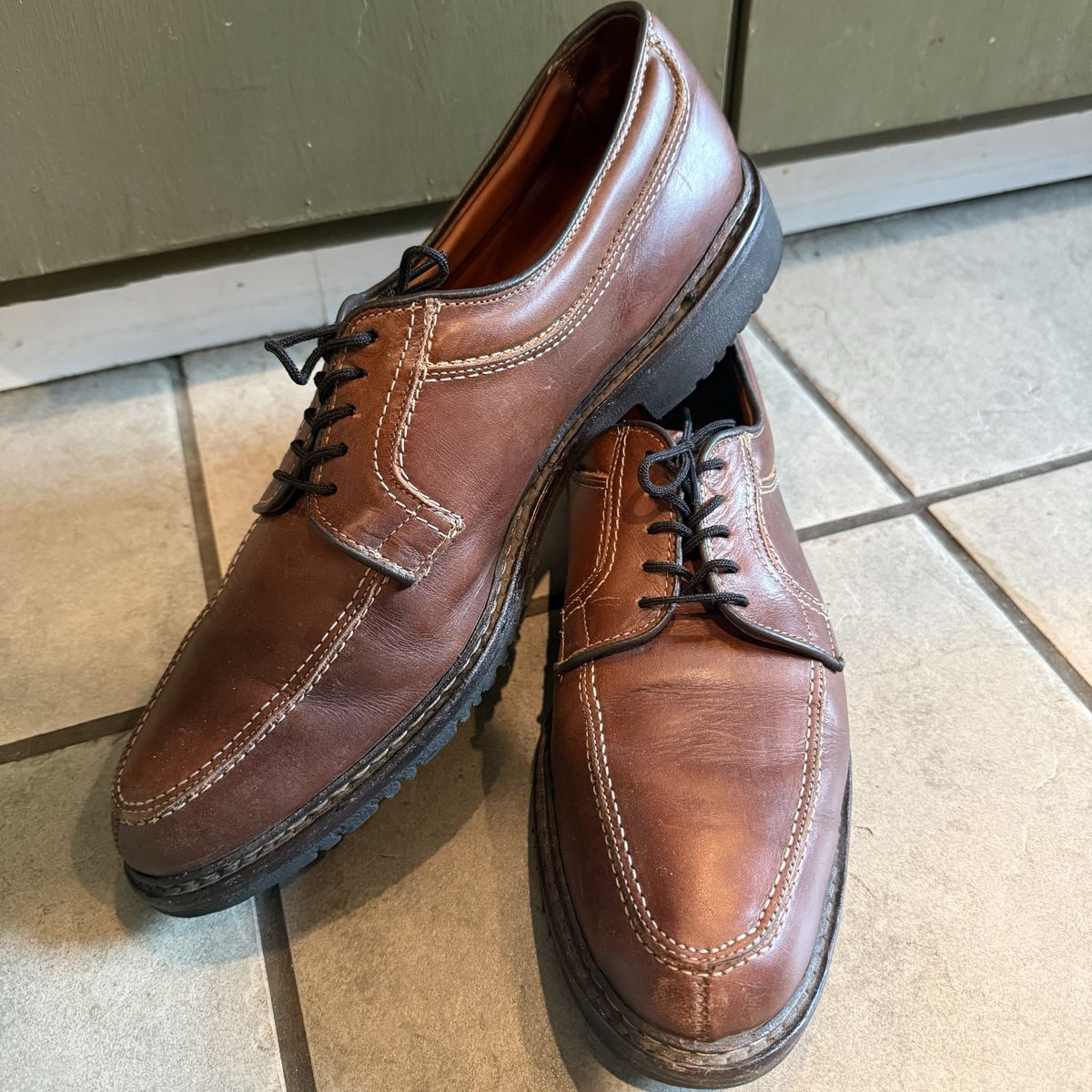 Allen Edmonds Derby Shoes Size 14