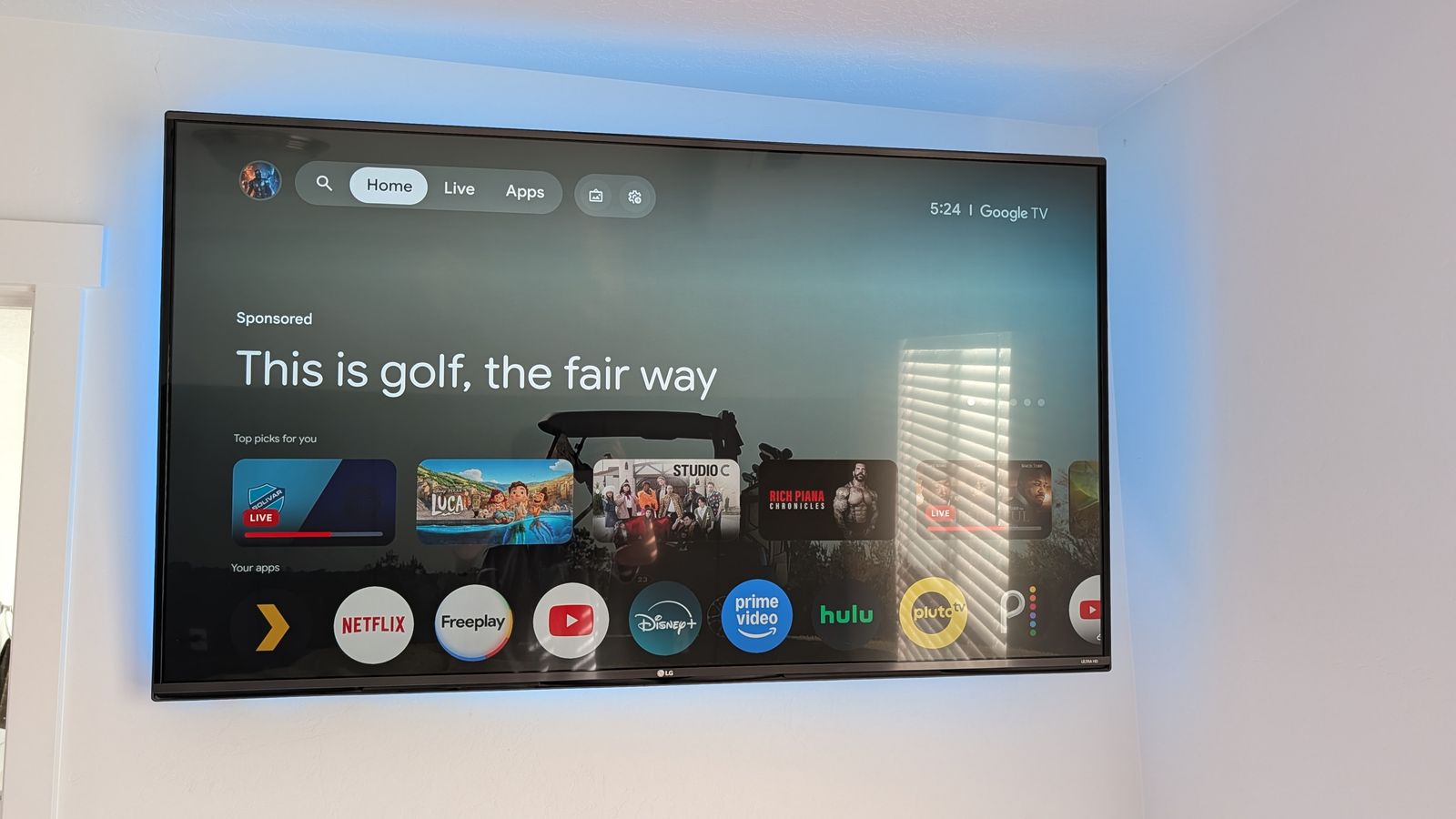 LG 60" 4K Smart TV with No Mount