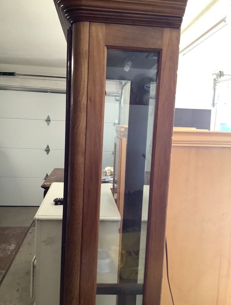 Beautiful 5 Shelf All Wood Curio