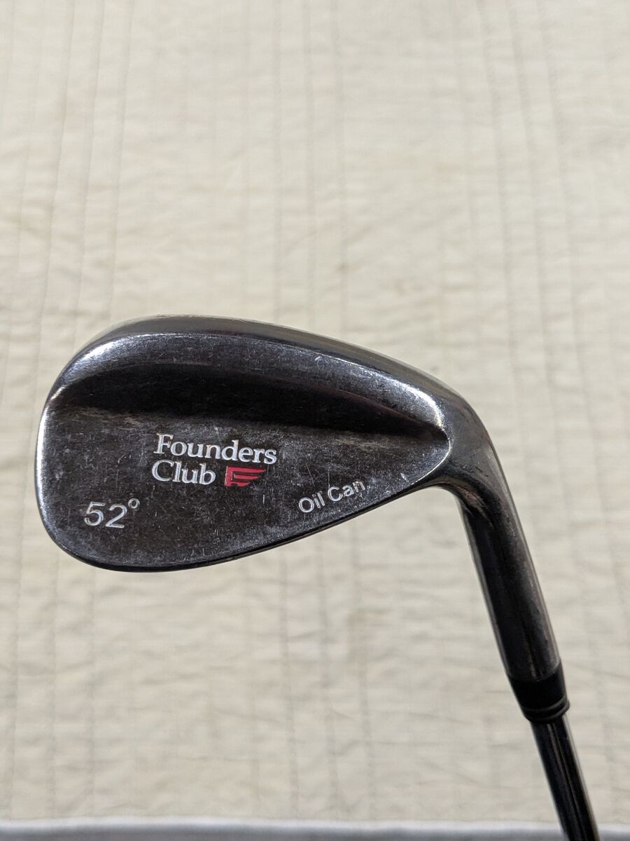 Wedge with Founders Club Oil Can 52 degree head and steel shaft