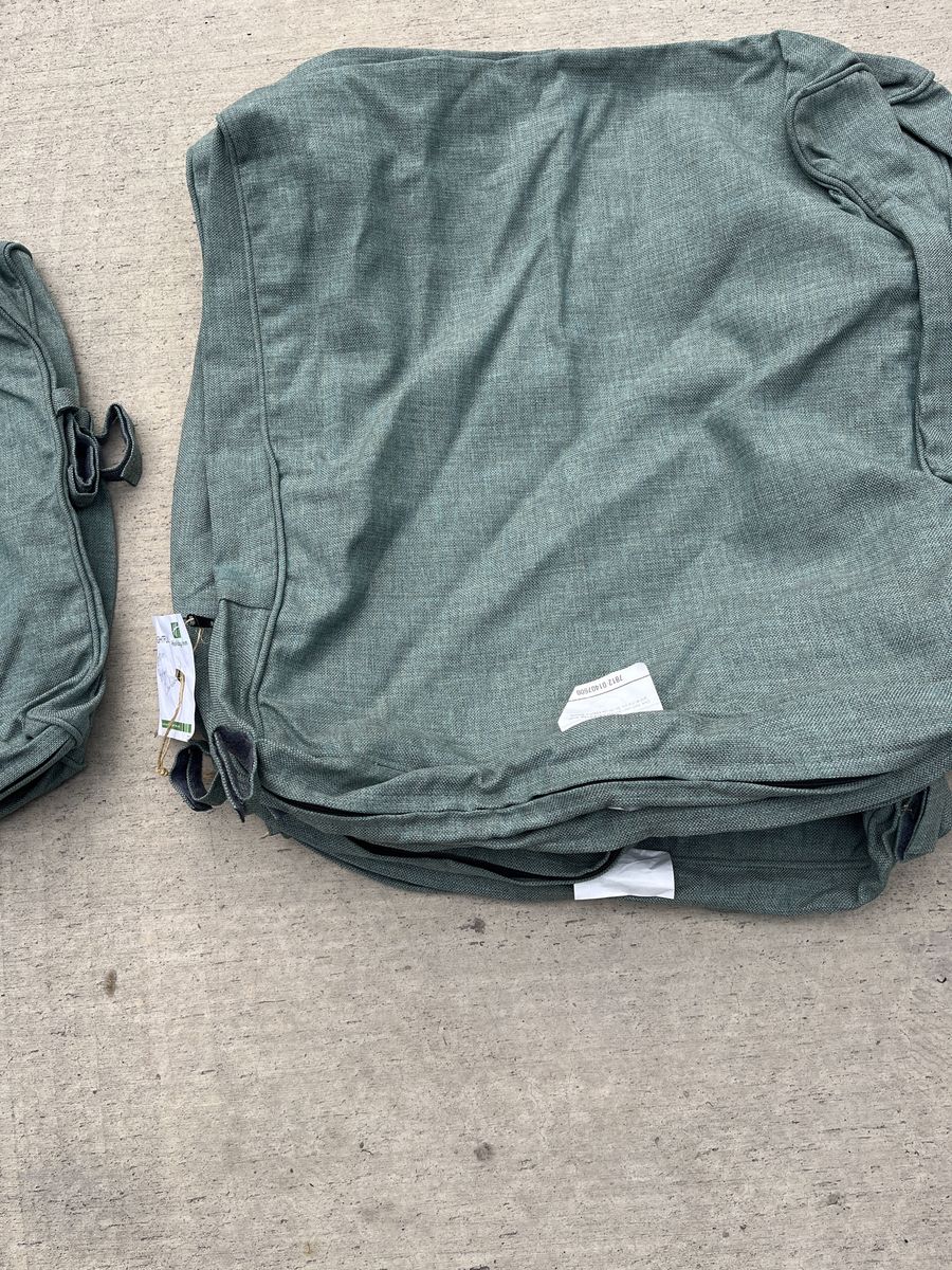 New patio cushion covers