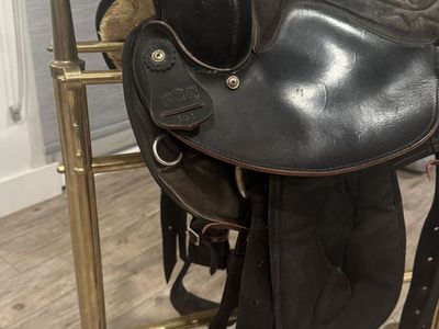 Big Horn #101 15” Lightweight Leather/Cordura Saddle