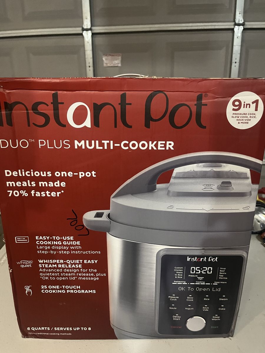 Instant Pot Duo Plus 9-in-1 Multi-Cooker Pressure Cooker