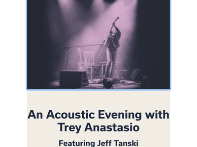 1 Trey Anastasio Ticket 6/2 Red Butte