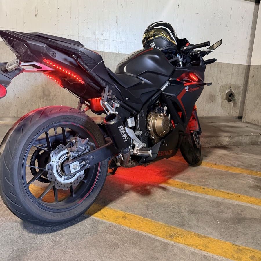 2020 Honda CBR500R Motorcycle - Clean Title, New Tires, Underglow, ~11.4k Miles