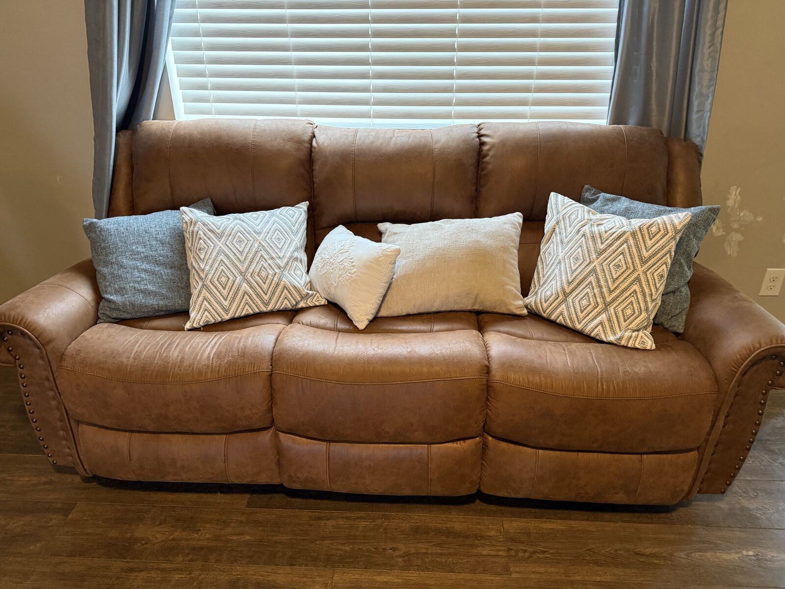 Brown couch