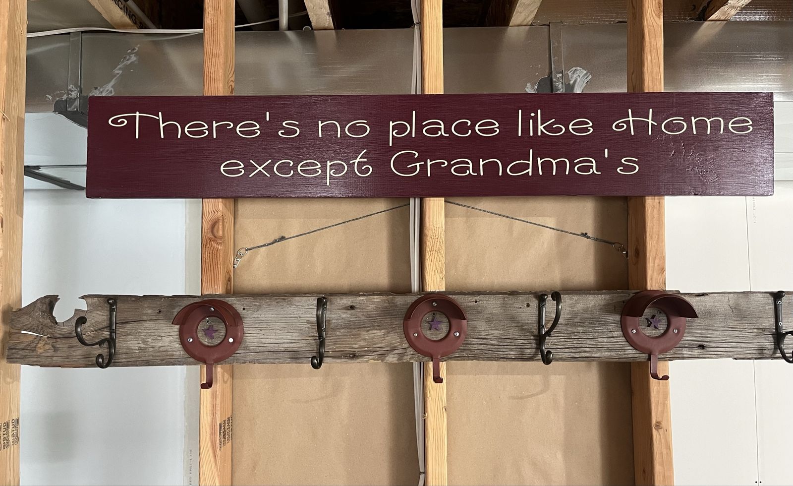 Rustic home, decor, and coat hanger