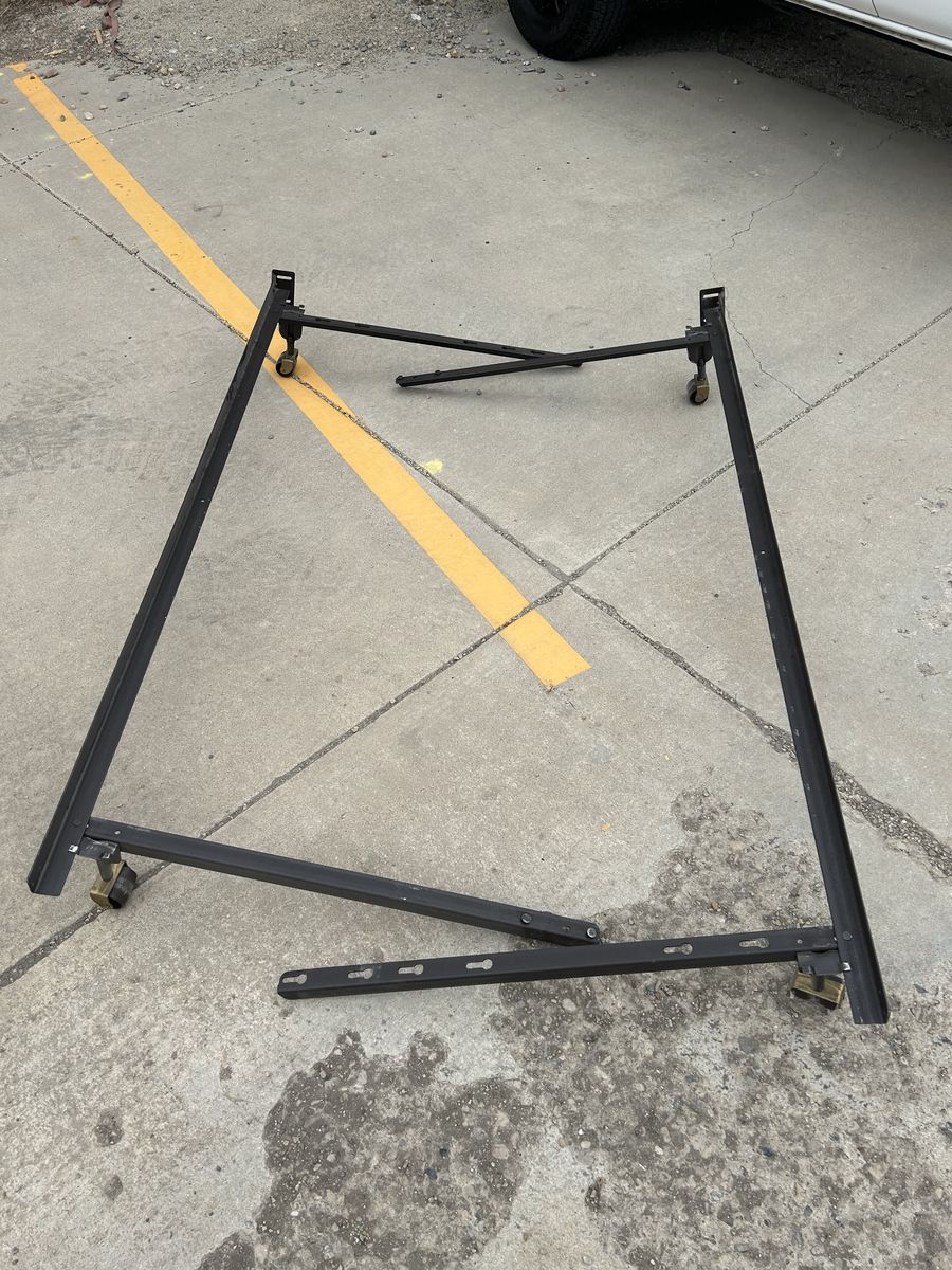 Queen Bed Frame with Wheels