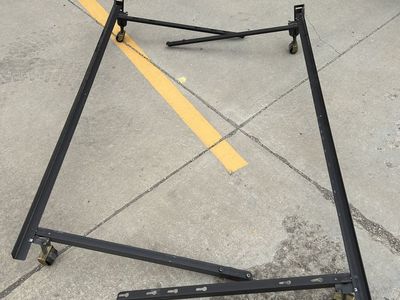 Queen Bed Frame with Wheels