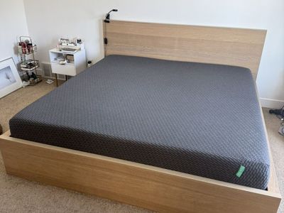 IKEA bed frame and tuft and needle mattress