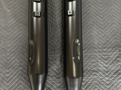 S&S MK45 Slip On Mufflers Harley Touring
