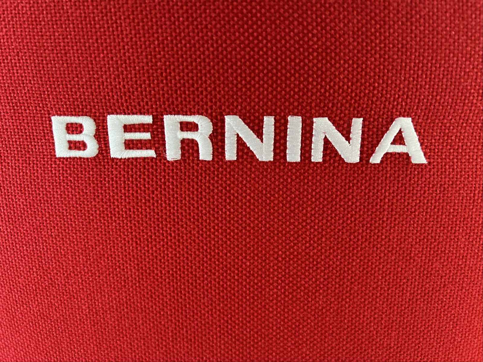 Bernina Red Sewing Chair
