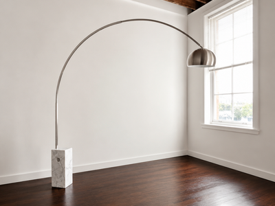 Arco Floor Lamp with Marble Base