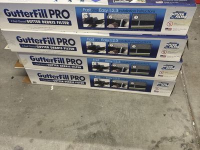 GutterFill PRO Dual Channel Gutter Debris Filters - Made in USA