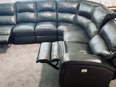 Electric gray sectional Couch