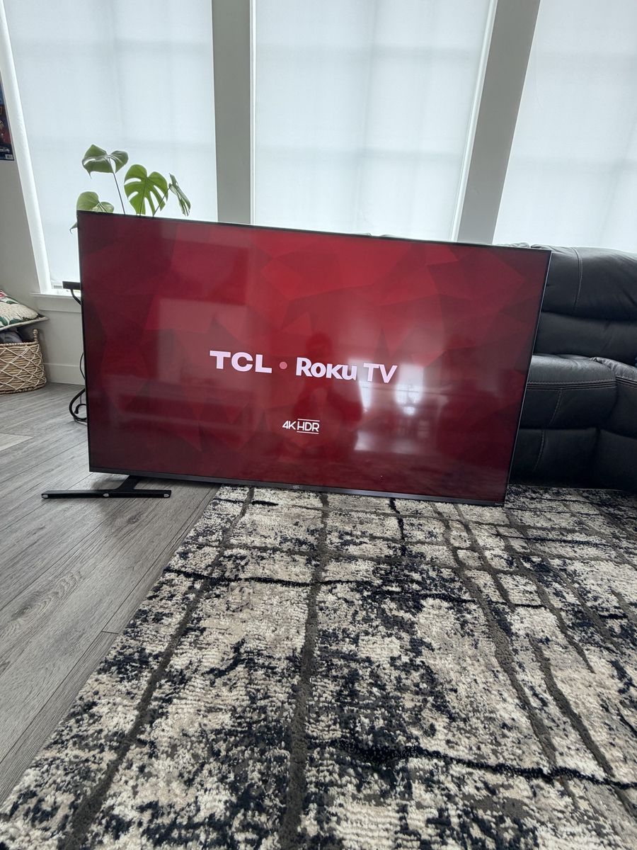 TCL Roku 4K HDR Smart TV - 65 Inch, Great Condition