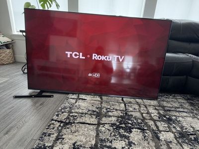 TCL Roku 4K HDR Smart TV - 65 Inch, Great Condition