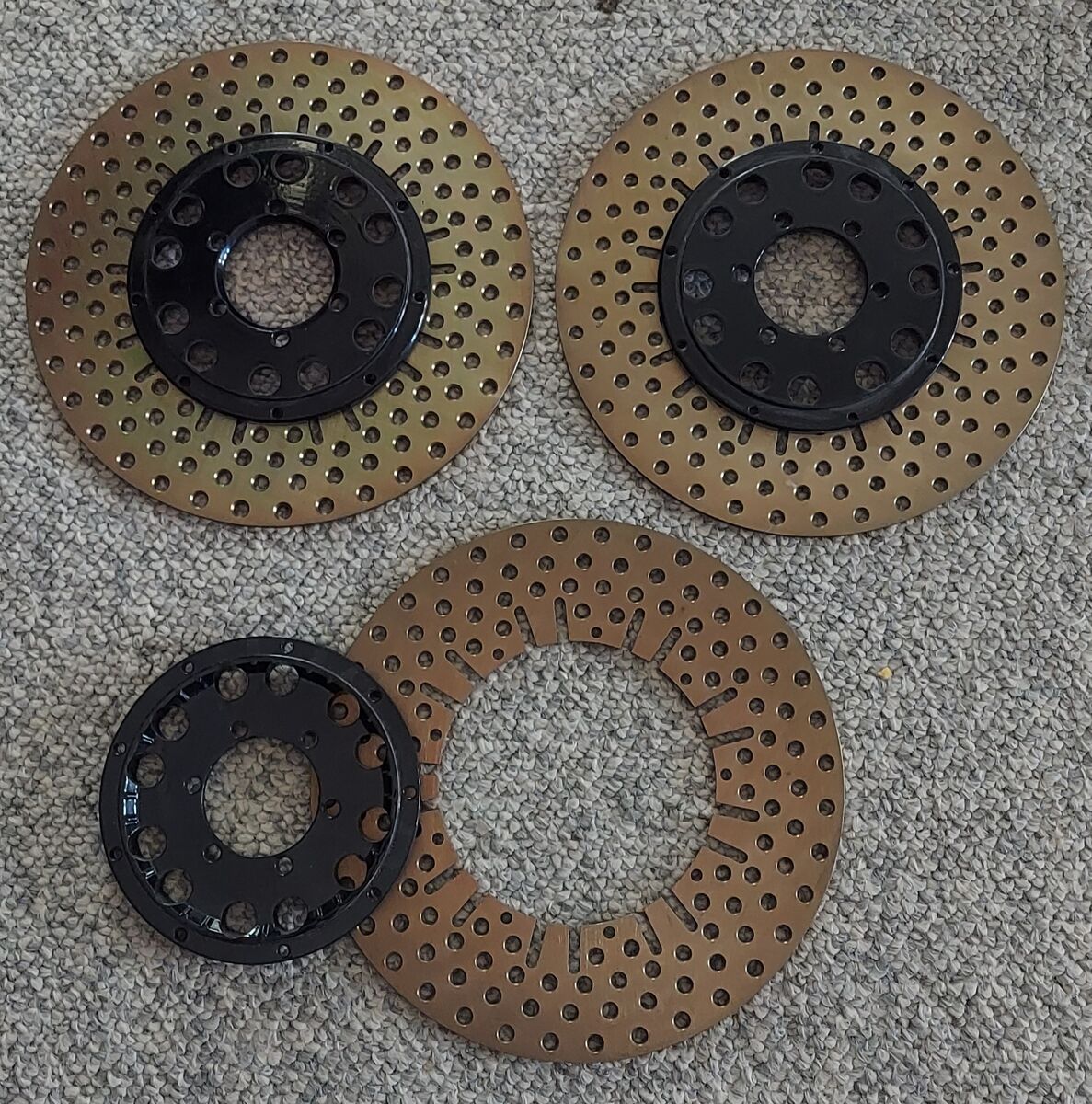 Yamaha XS1100 Disc Brake Rotors (floating), 1978-1981, set of three