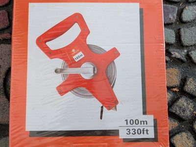 YUKAITE 100m/330ft Fiberglass Measuring Tape - New
