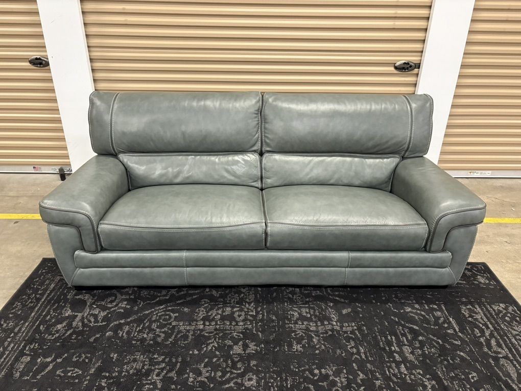 Top Grain Leather Couch (Free Delivery)
