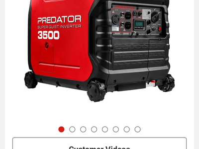 Predator inverter Generator