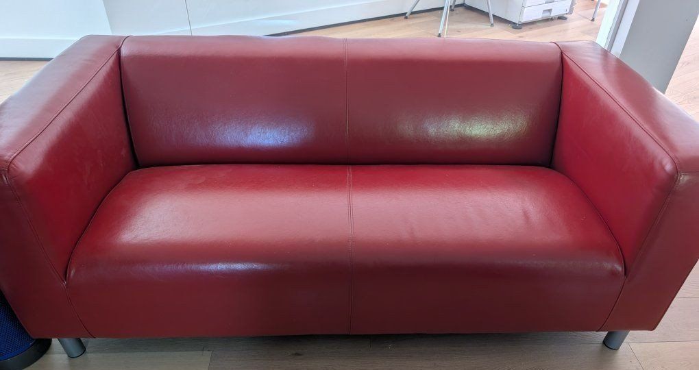 IKEA Klippan Red Loveseat Sofa