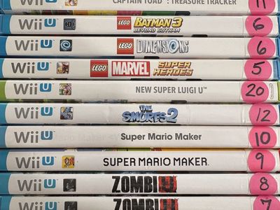 Wii U Games Starting At 5$