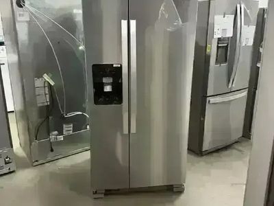 NEW WHIRLPOOL 33-INCH-WIDE STAINLESS SIDE BY SIDE