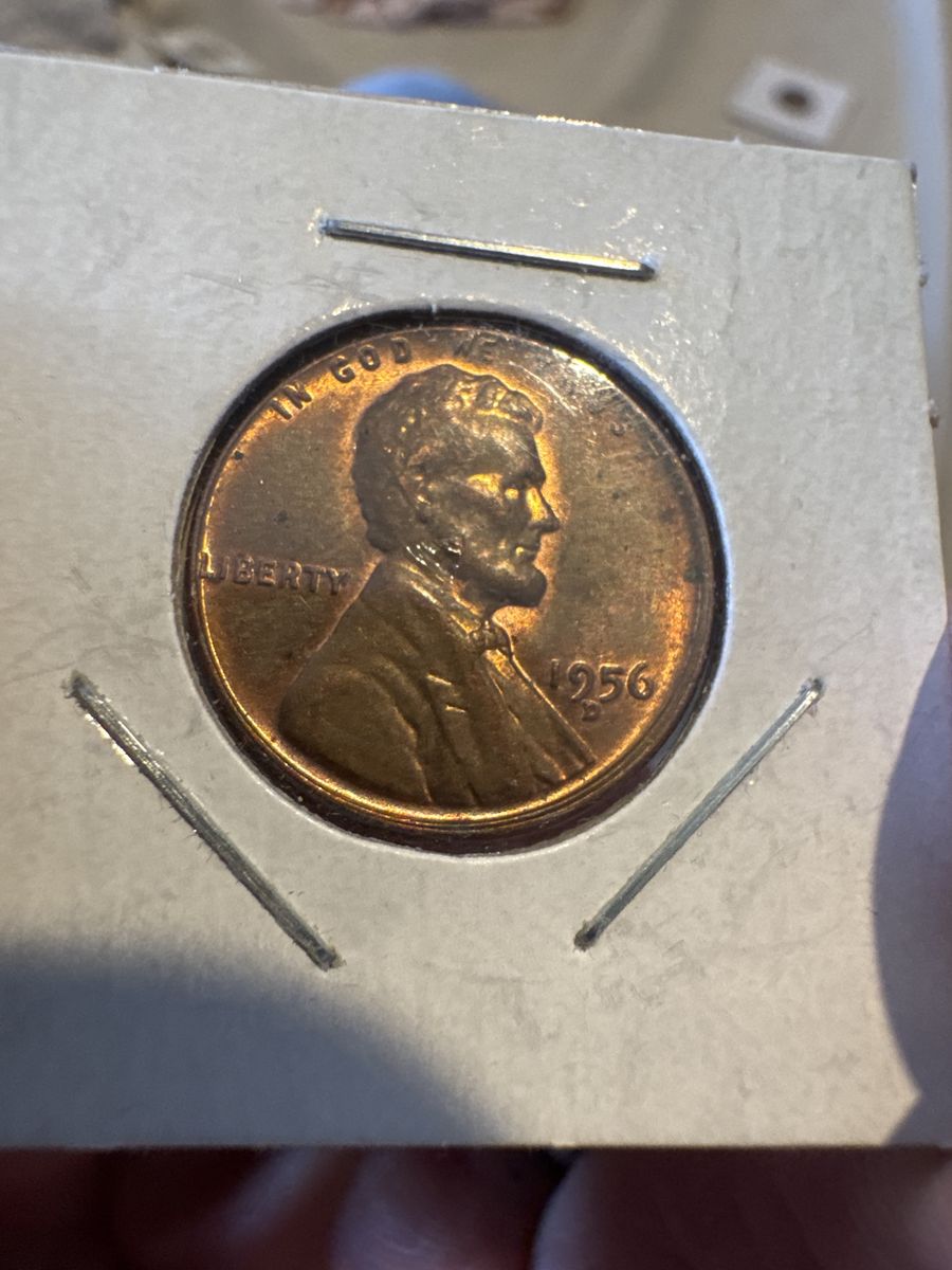 1956 Denver Mint red penny
