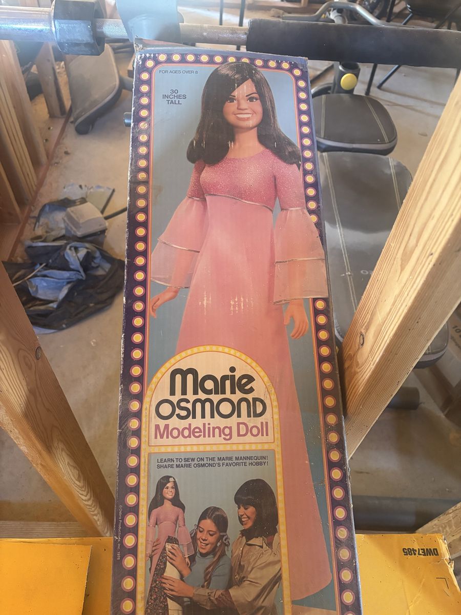 Vintage 1976 Marie Osmond 30-Inch Modeling Doll with Original Box