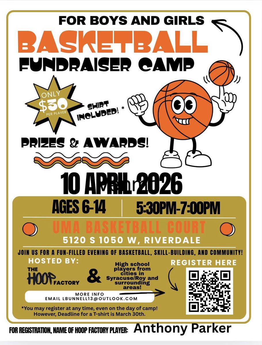 Basketball camp! April 10th!