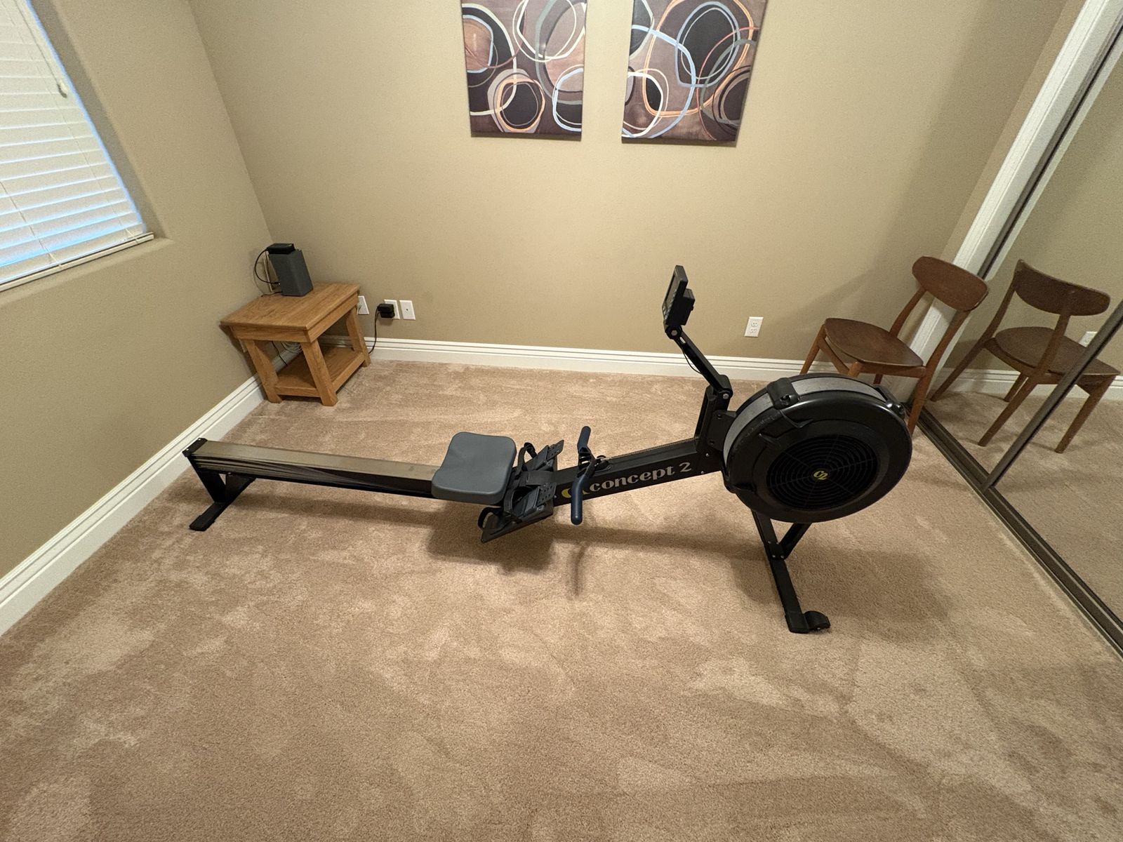 Concept2 Model D Rower with a PM5