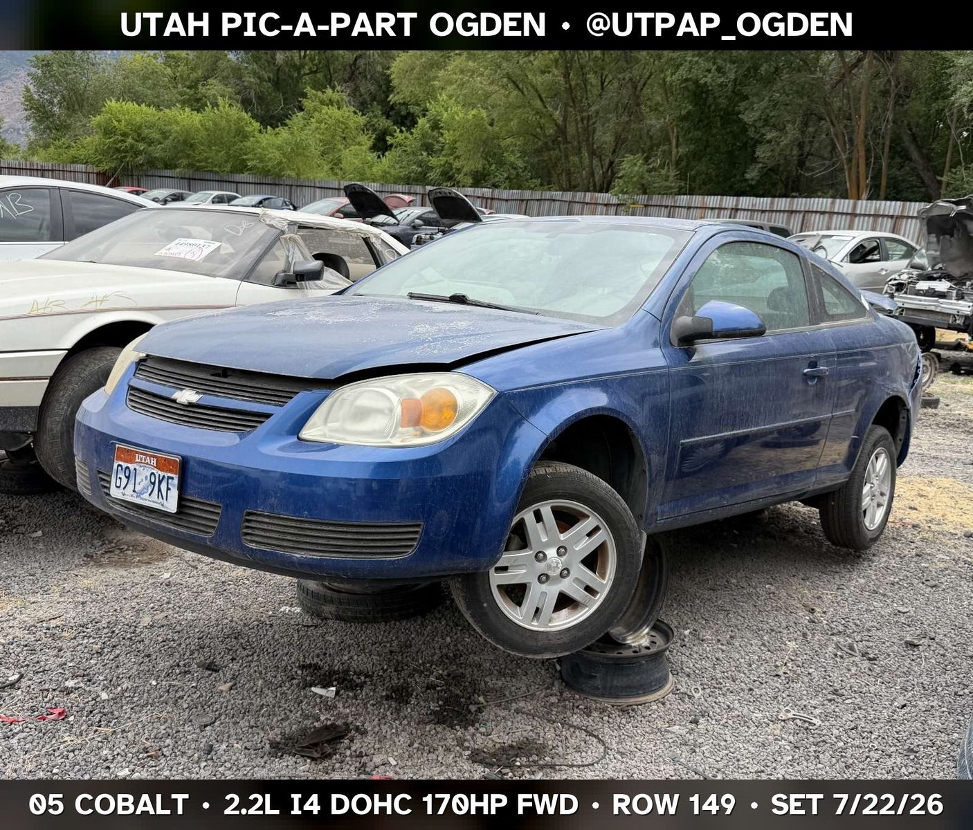 New Arrival - 2005 Chevrolet Cobalt Parts - UTPAP Ogden