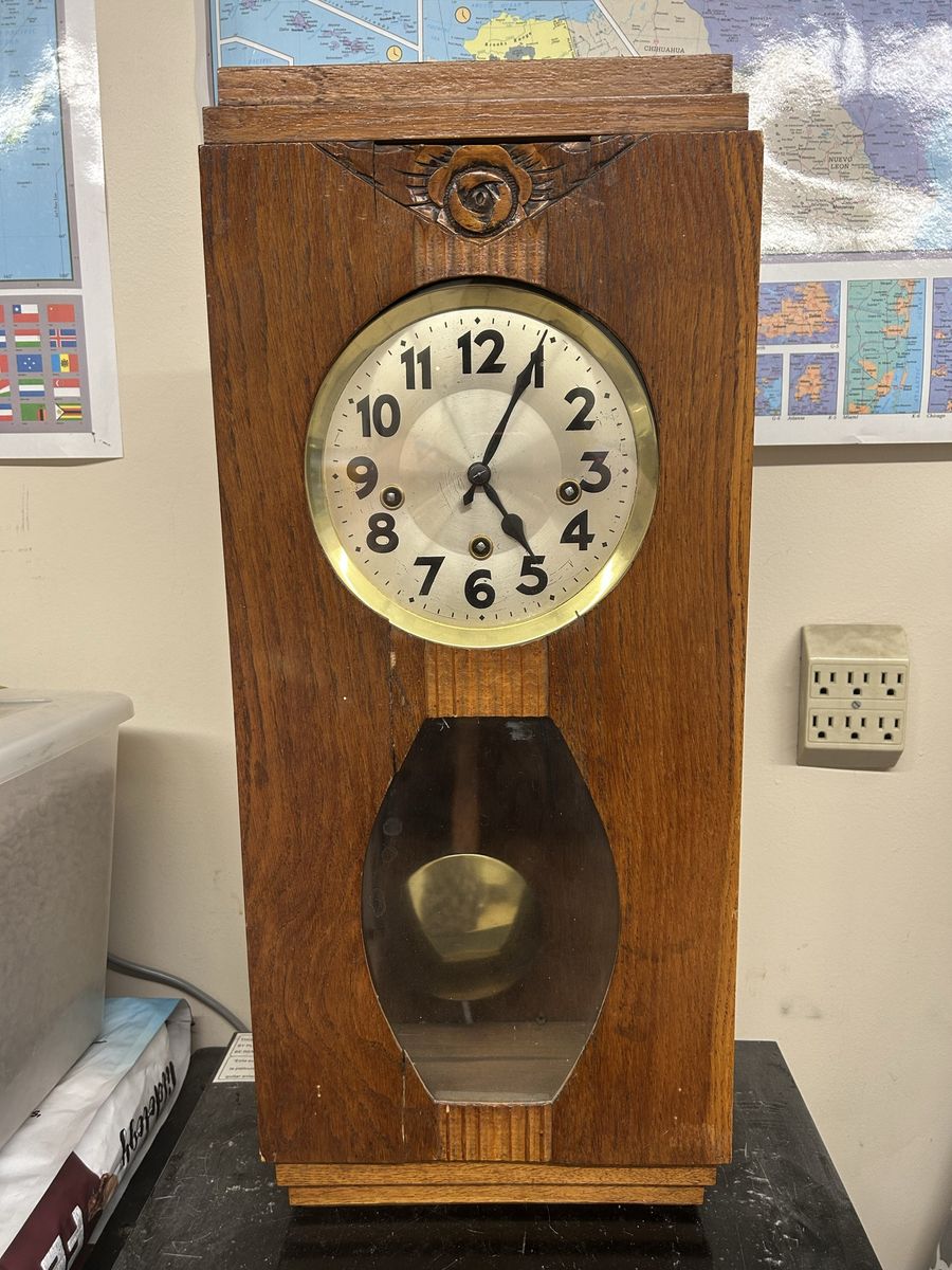 Art Deco Pendulum Wall Clock