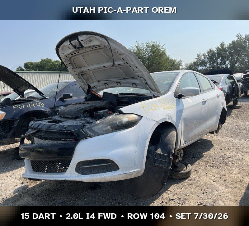 Just In! 2015 Dodge Dart Parts - UTPAP Orem