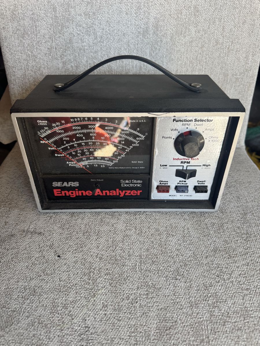 Sears engine analyzer