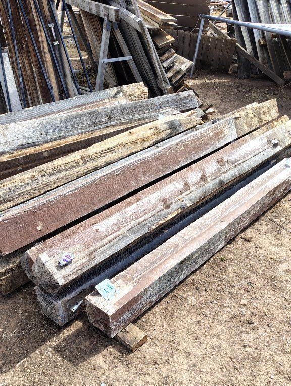 Reclaimed 6x6x6-8 posts