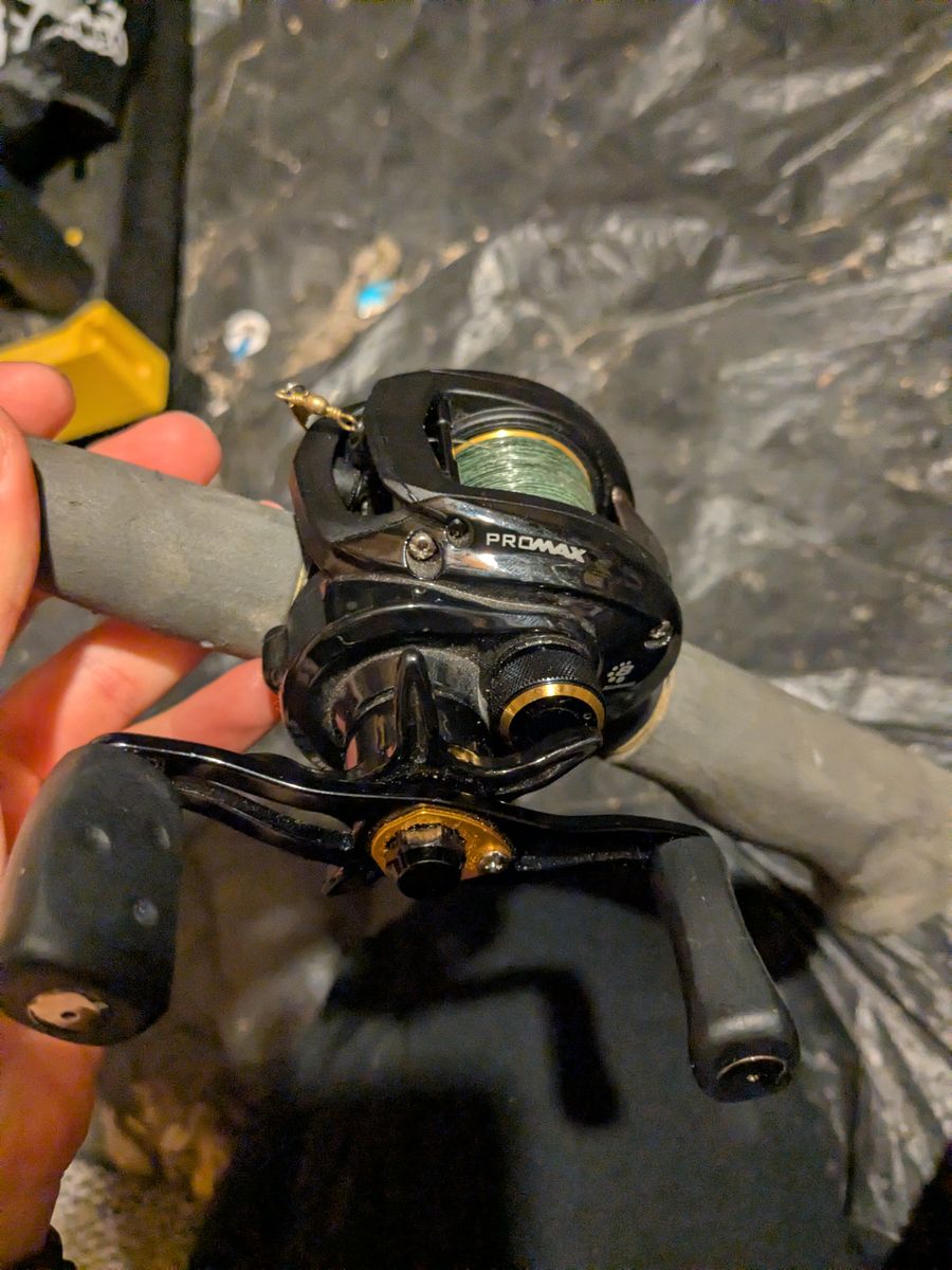 Baitcaster reel and rod