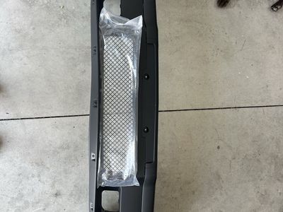 Front Bumper Mesh Grille Insert Grill Assembly Compatible with BMW E36 3-Series 1992-1998, M3 Style Replacement, Unpainted Black