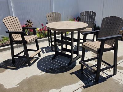 5 piece hightop outdoor set
