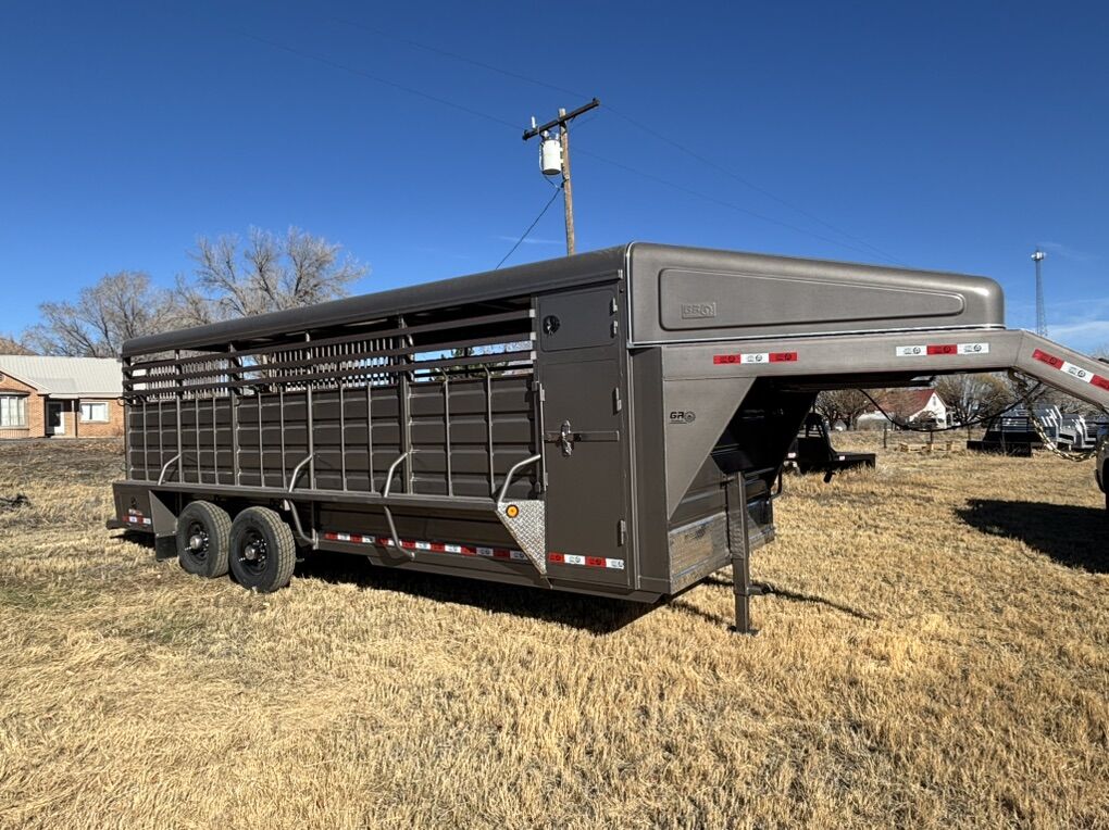 2026 GR Stock Trailer With Saddle Boxes
