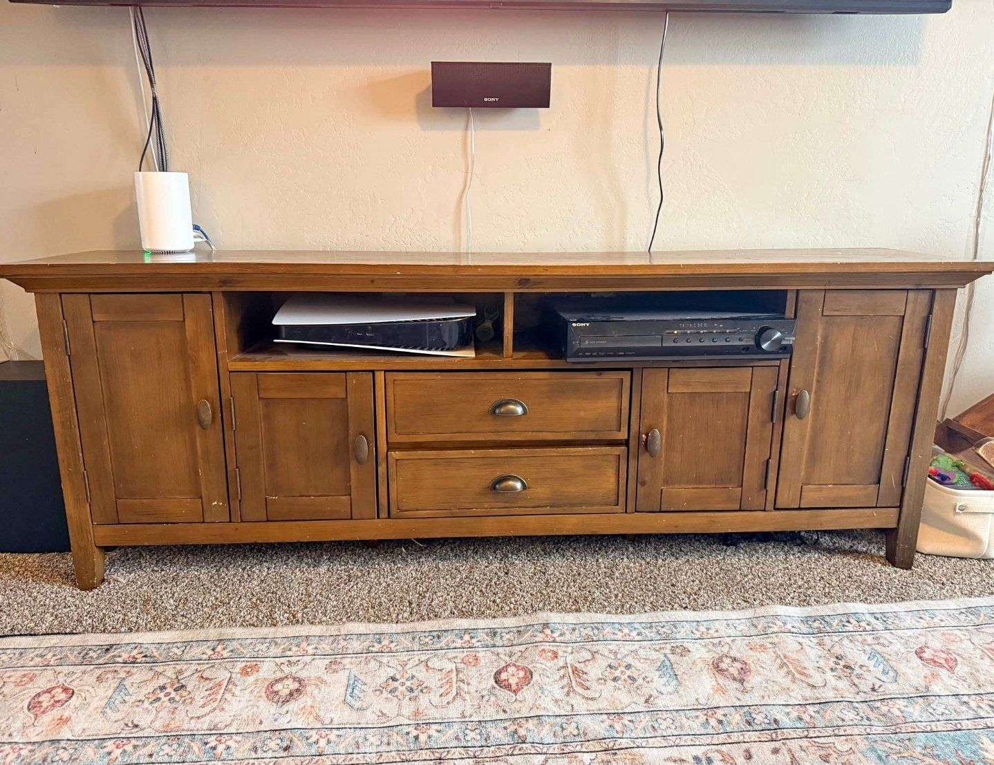 Wooden TV Stand Media Console