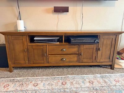 Wooden TV Stand Media Console
