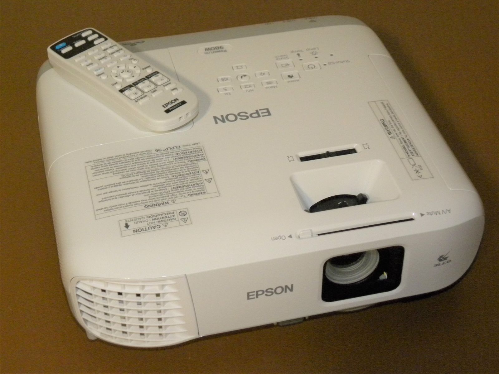Epson Powerlite 980W 3800 Lumens Projector
