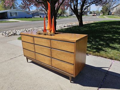 *FREE DELIVERY* Vintage Walnut Dresser Credenza Mid Century Modern
